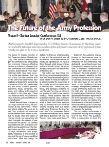 The Future of the Army Profession
