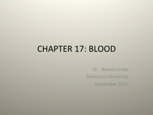 chapter 17: blood