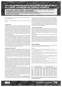 Colour calibration for quantitative biological analysis