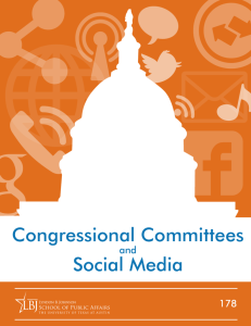 Congressional Committees Social Media