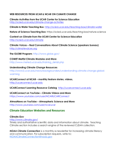 Climate Education Websites and Resources