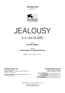 jealousy - Distrib Films