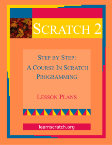 Lesson Plans: Scratch 2