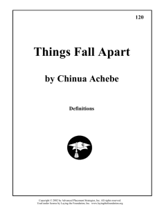 Things Fall Apart