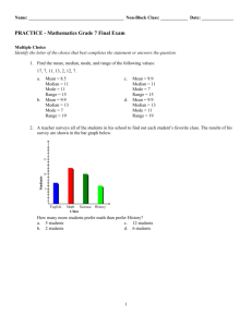 ExamView - Mathematics Grade 7 PRACTICE Final Exam.tst