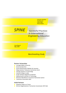 SPINE Successful Practices in International Engineering Education