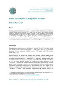 Video Surveillance in Hollywood Movies