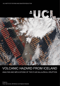 VolcanIc Hazard from Iceland