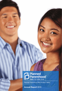 Annual Report 2013 - Planned Parenthood