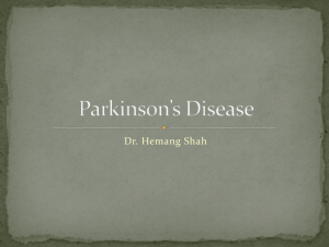 Parkinson's Disease talk at Twin Lakes