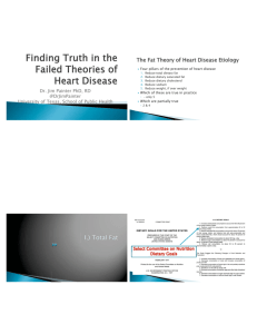 10:00 AM | Failed Theories of Heart Disease | James Painter, PhD, RD