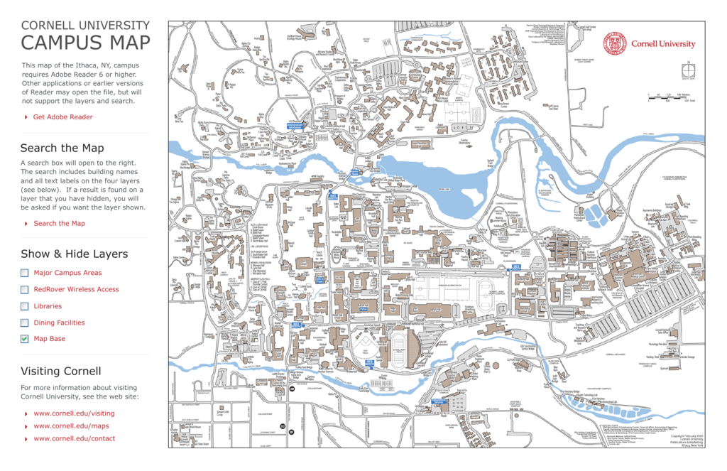 27 Cornell University Campus Map Maps Online For You
