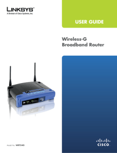 Wireless-G Broadband Router