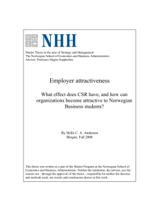Employer attractiveness - BI Norwegian Business School