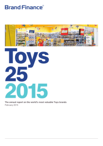 Toys 25 2015 - Brand Finance