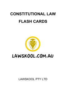 constitutional law flash cards