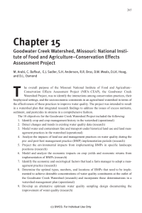 Chapter 15 - Soil and Water Conservation Society