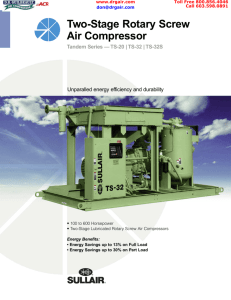 Two-Stage Rotary Screw Air Compressor