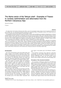 The Alpine sector of the Tethyan shelf
