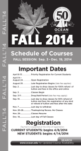 FALL 2014 - Ocean County College