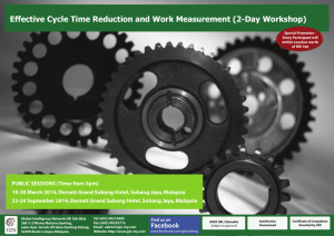 Effective Cycle Time Reduction and Work Measurement (2