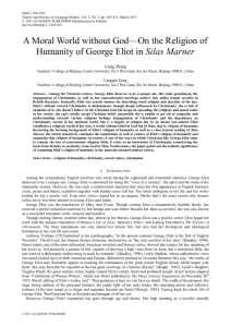 A Moral World without God—On the Religion of Humanity of George