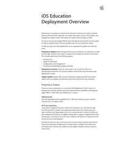 iOS Education Deployment Overview