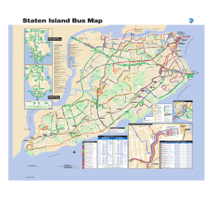 Staten Island Bus Map January 2014