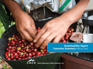 Sustainability Report Executive Summary Fiscal 2012 Sustainability