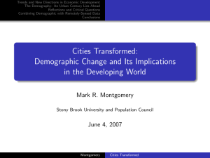 Cities Transformed: Demographic Change and Its