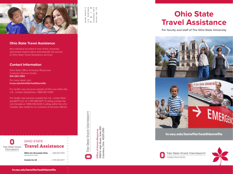 ohio state travel assistance card