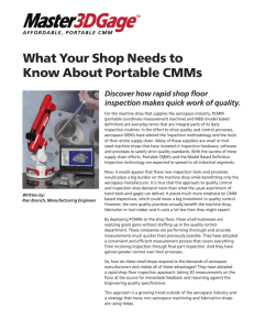 What Your Shop Needs to Know About Portable CMMs