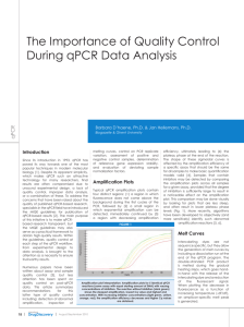 The Importance of Quality Control During qPCR Data Analysis