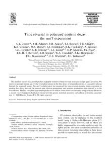 Time reversal in polarized neutron decay: the emiT experiment