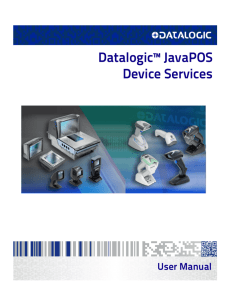 Datalogic™ JavaPOS Device Services