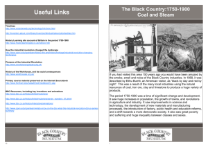 1750-1900 Coal and Steam Workbook