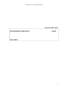 ENGINEERING DRAWING AM 09 SYLLABUS