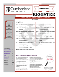 CU Net.Work Register Spring 2015