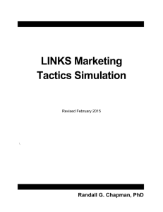 LINKS Marketing Tactics Simulation