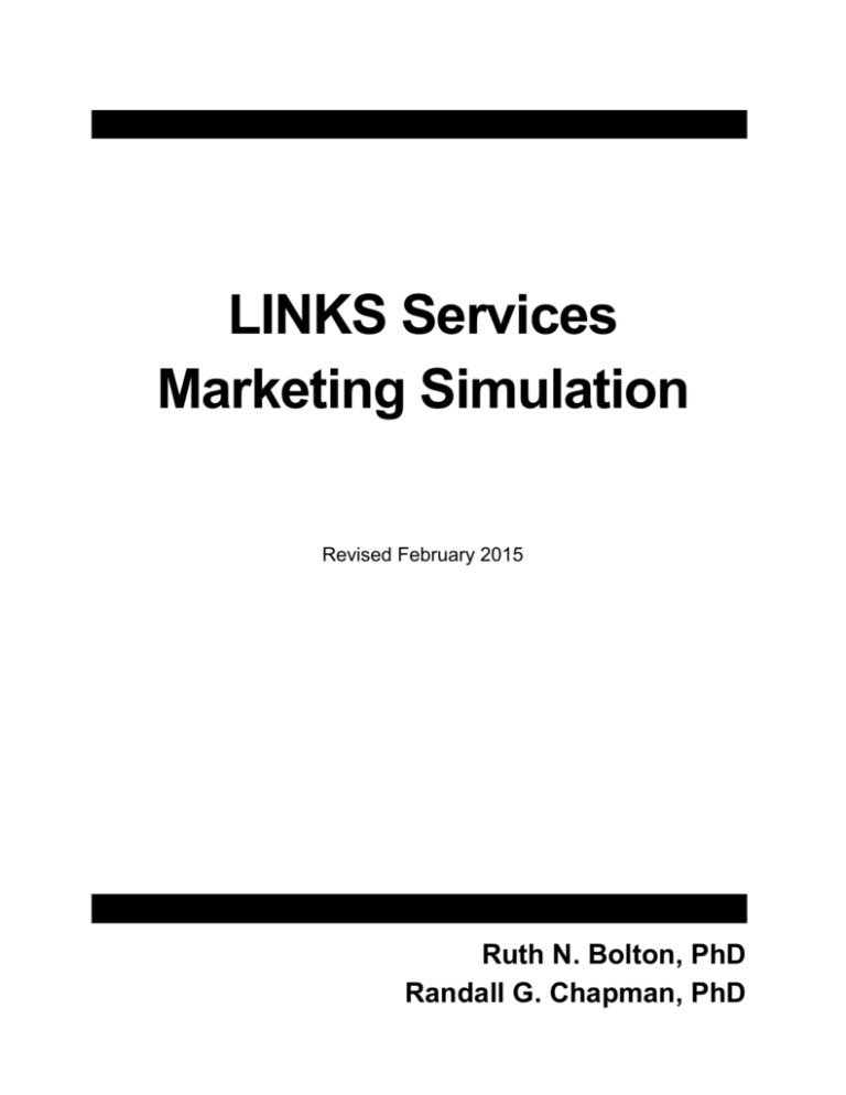 LINKS Services Marketing Simulation