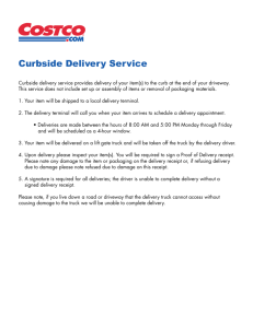 Curbside Delivery Service