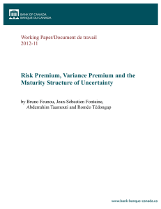 Risk Premium, Variance Premium and the Maturity