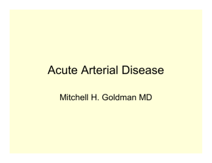 Acute Arterial Disease