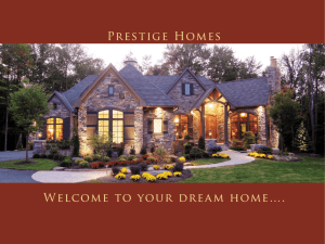 Brochure - Prestige Homes