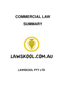 commercial law summary