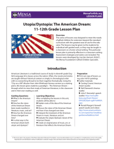 Utopia/Dystopia: The American Dream: 11