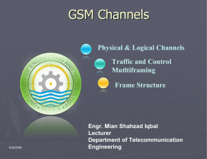 GSM Channels