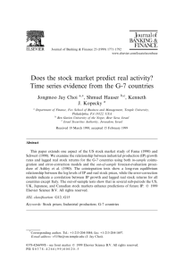 Does the stock market predict real activity? Time series evidence