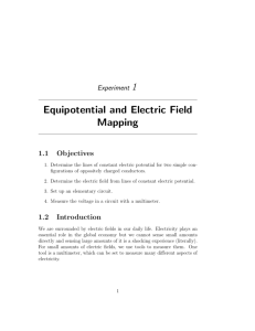 Equipotential and Electric Field Mapping