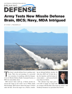 Army Tests New Missile Defense Brain, IBCS